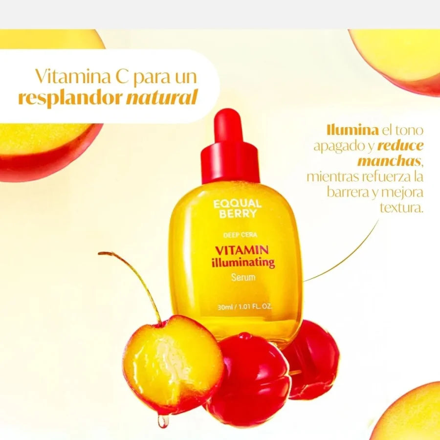 Suero Eqqualberry Iluminador Vitamina C