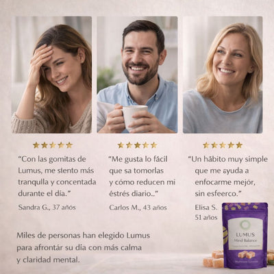 LUMUS Mind Balance - Gomitas funcionales de hongos de ashwagandha